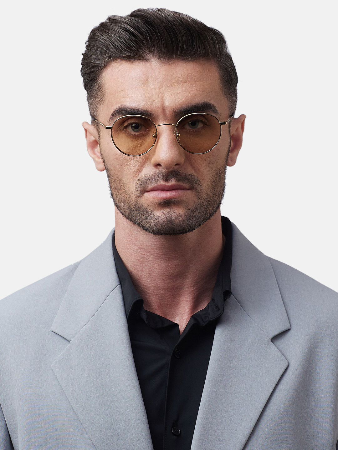 Shisen Fox YAMATO Unisex Aviator Sunglasses SG140-Gold