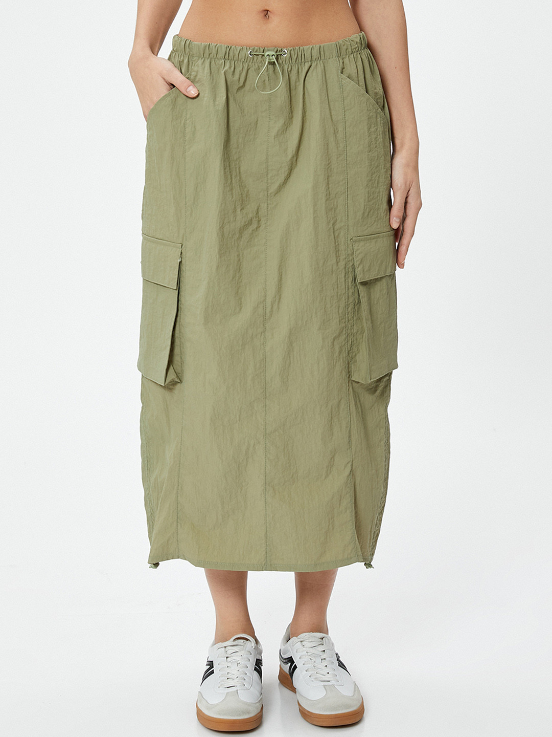 Koton Straight A-Line Midi Skirt