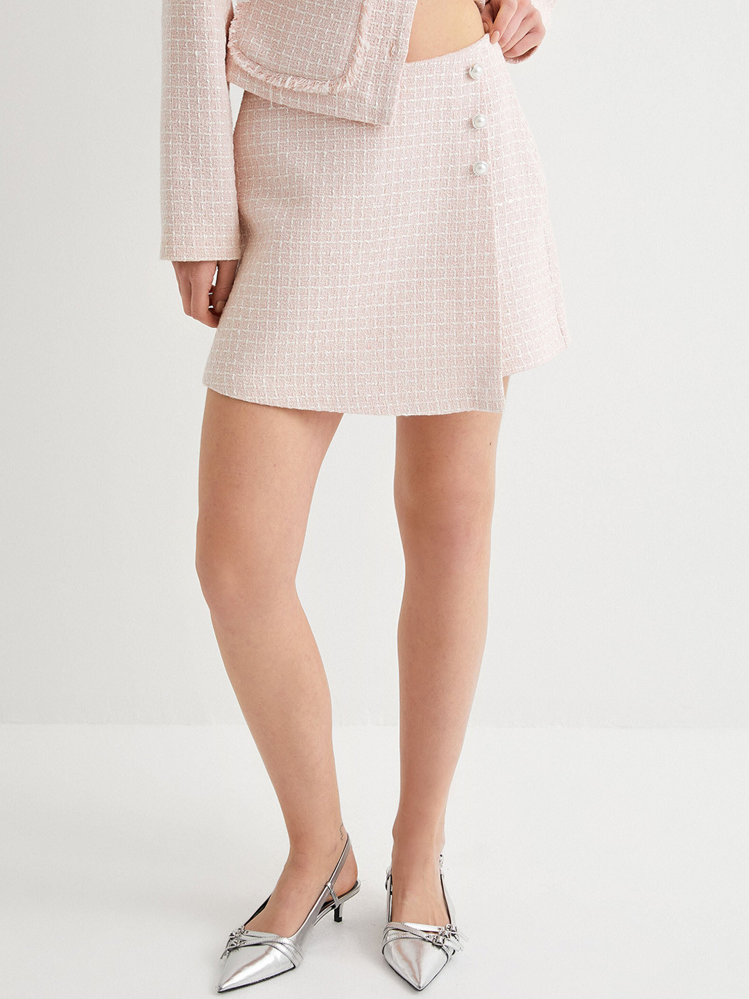 Koton Self-Designed Straight Mini Skorts