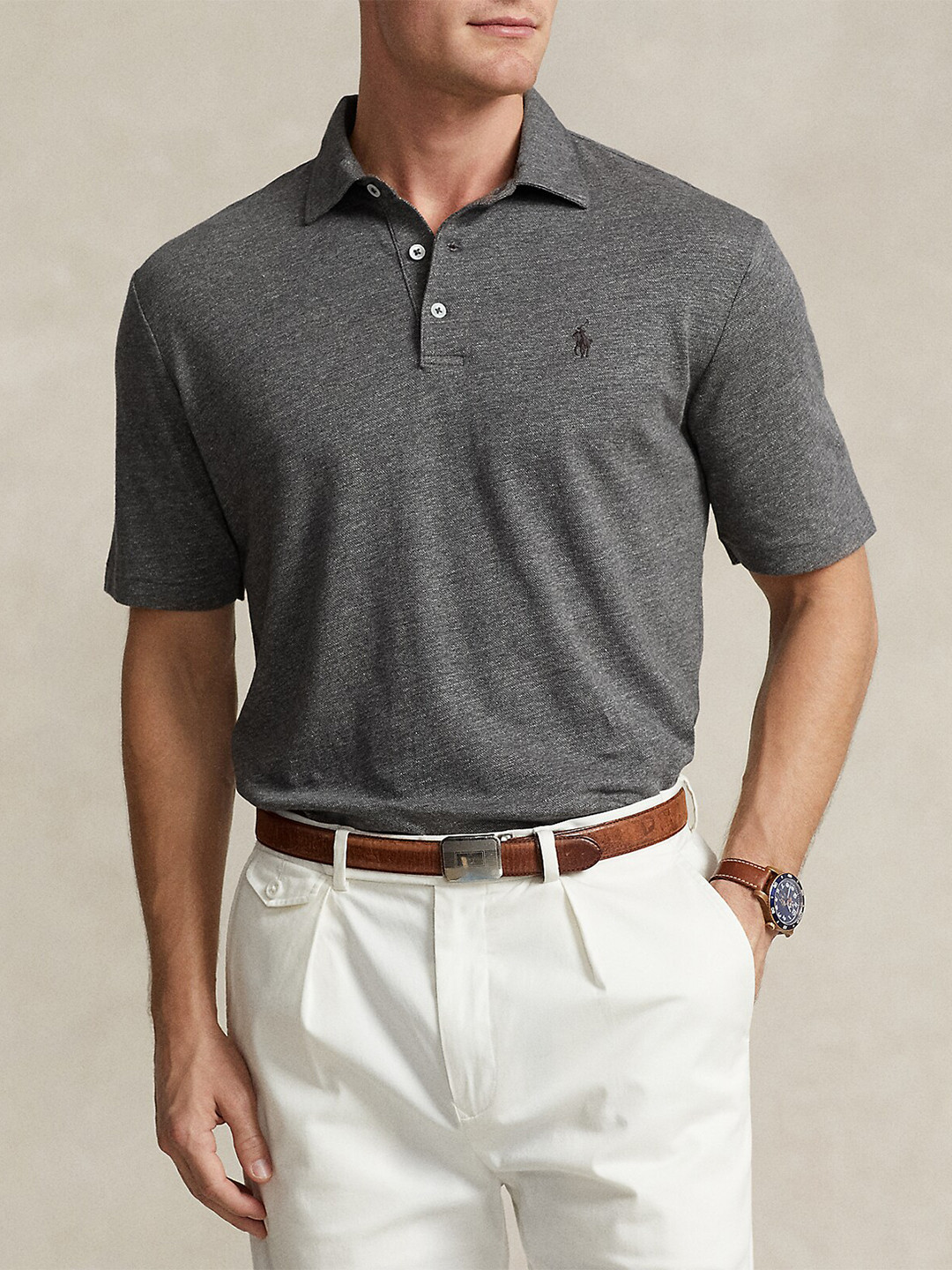 Polo Ralph Lauren Polo Collar Cotton Slim Fit T-Shirt