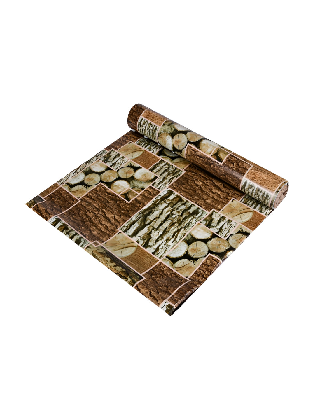Kuber Industries Brown Regular Shelf Liner Organiser