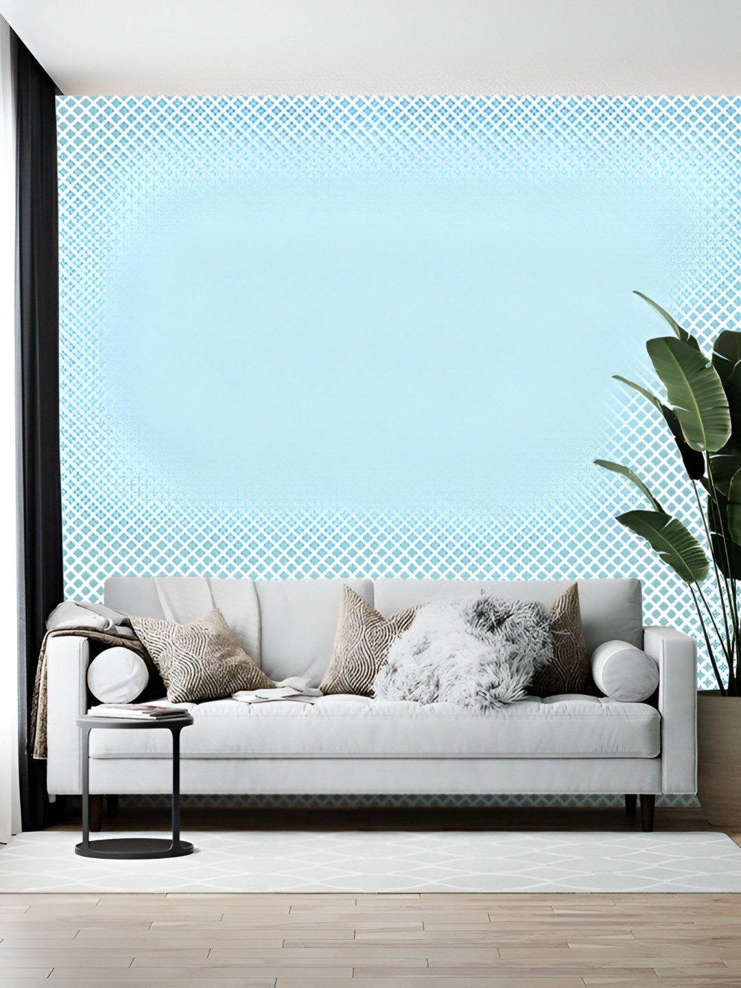 British Terminal Sea Green Printed Multipurpose Wallpaper