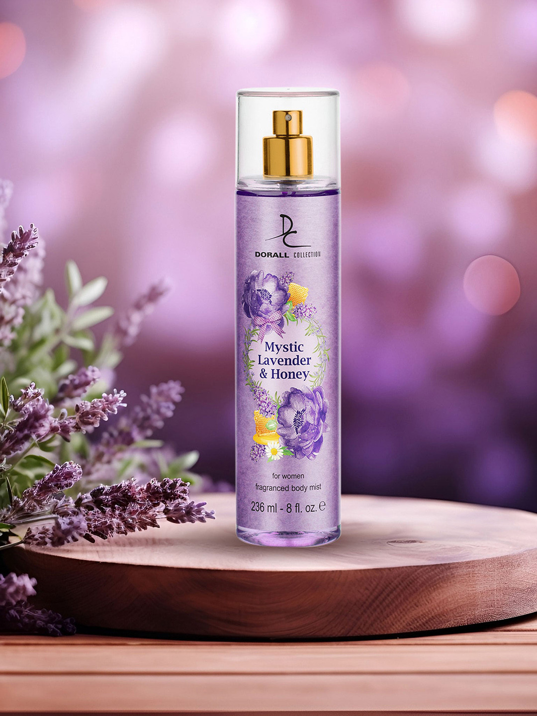 Dorall Collection Women Mystic Lavender & Honey Body Mist - 236 ml