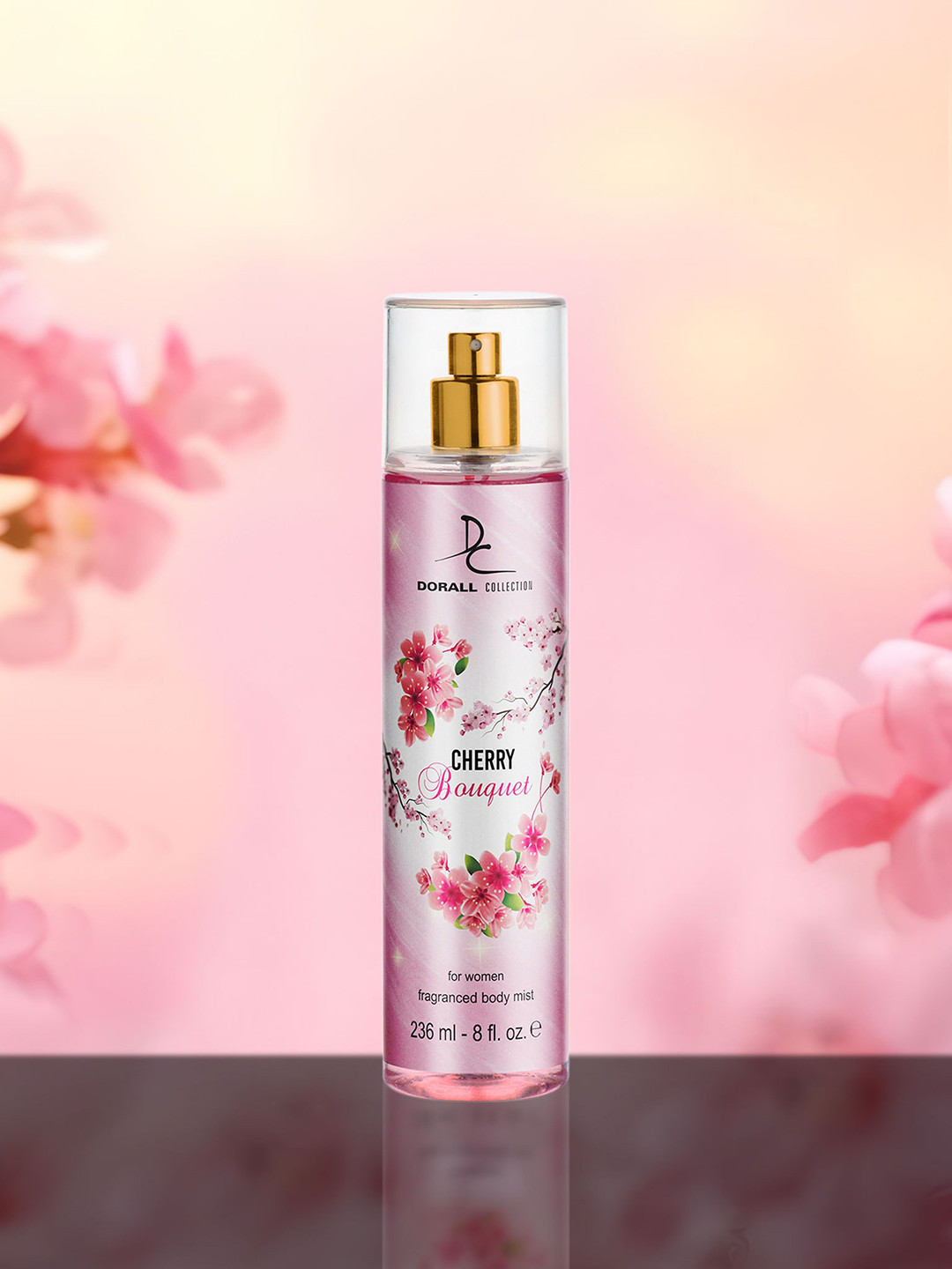 Dorall Collection Women Cherry Bouquet Long Lasting Fragrance Body Mist - 236ml