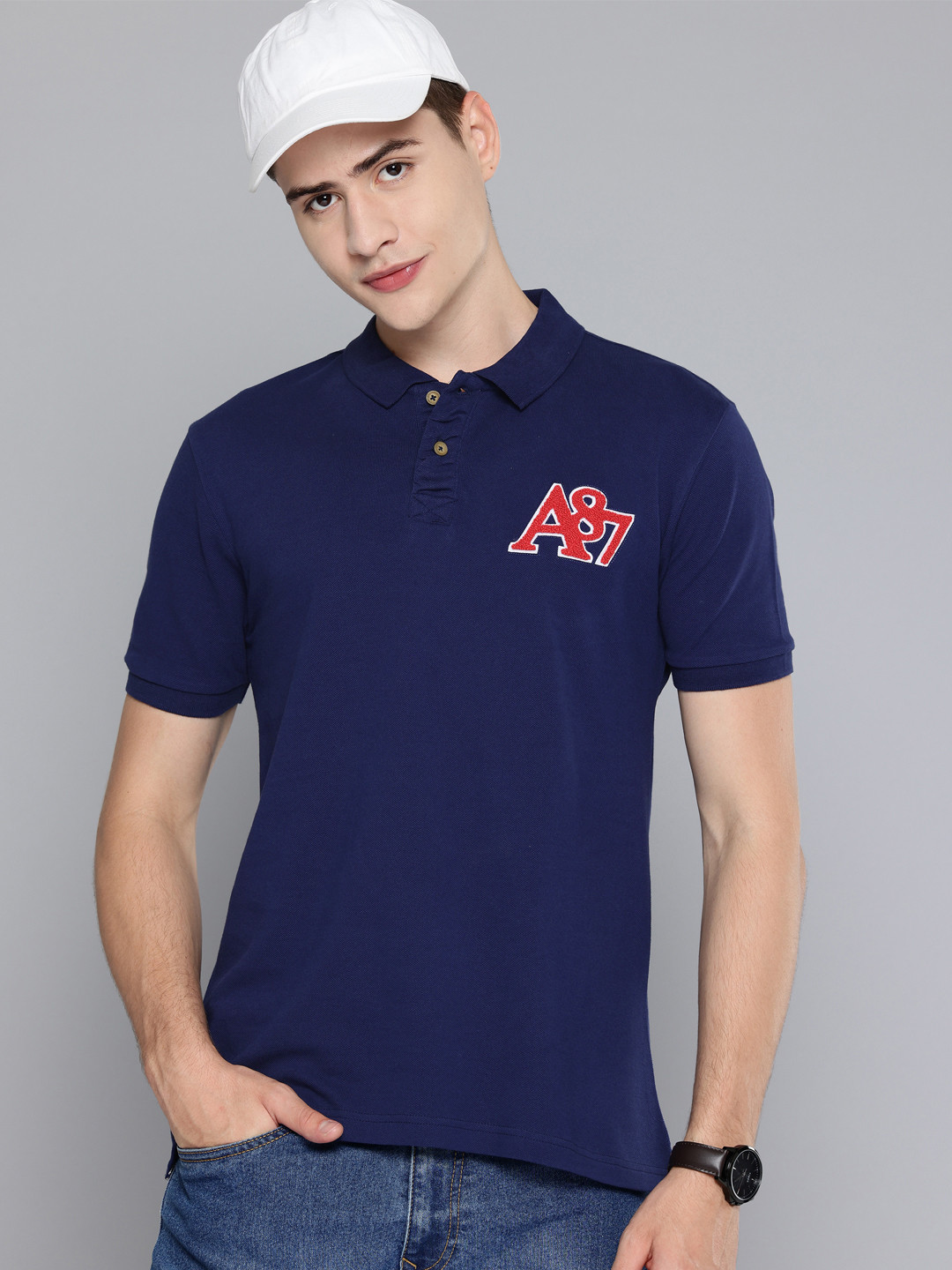 Aeropostale Polo Collar Pure Cotton T-shirt