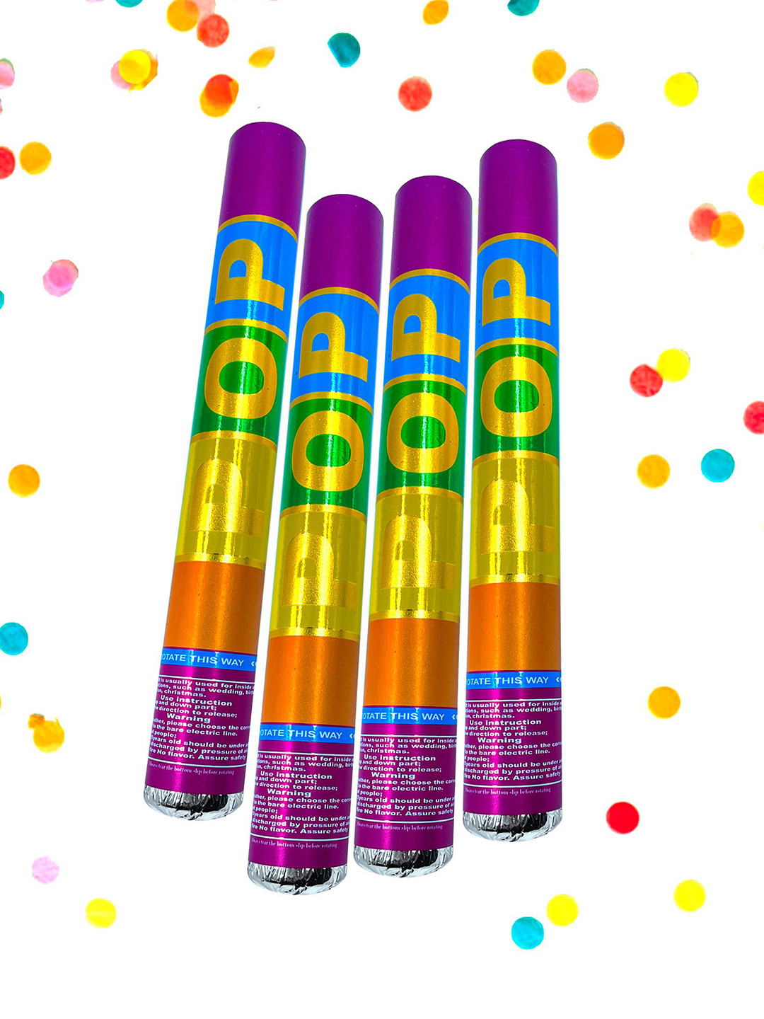 Special You Multicolor 4 pcs Party Popper