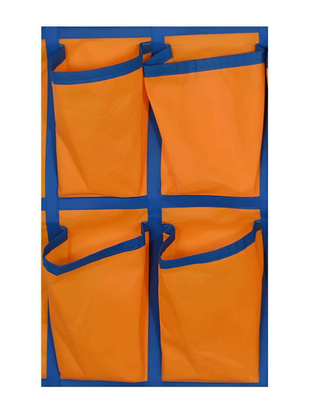 Pamworld Yellow & Blue Shoe Rack Cum Hanging Organizer