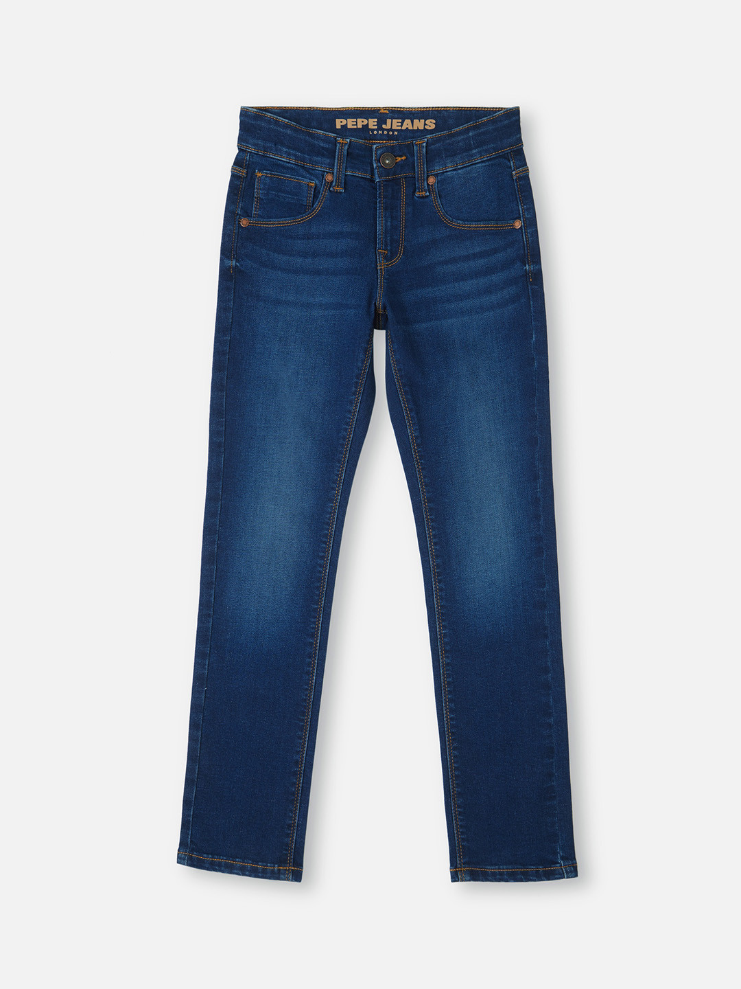 Pepe Jeans Boys Slim Fit Light Fade Clean Look Stretchable Jeans