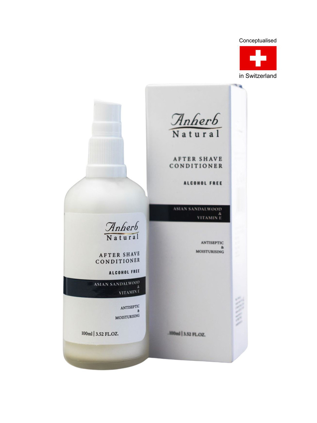 Anherb Natural After Shave Conditioner With Vitamin E - 100ml