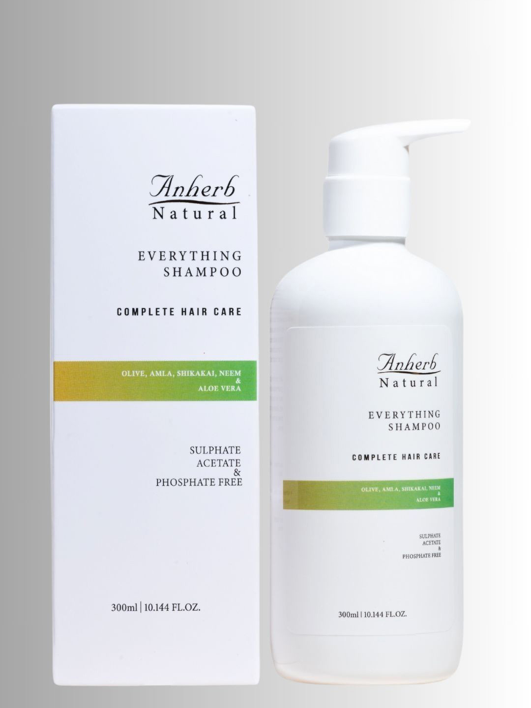 Anherb Natural Everything Shampoo For Complete Hair Care - 300ml