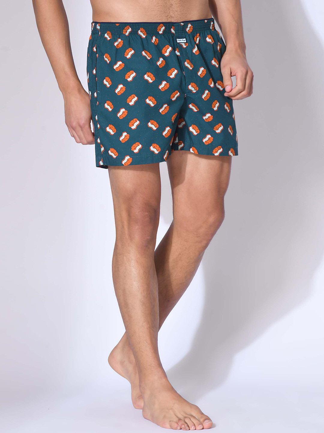PURPLEMANGO THE FRUIT OF FASHION Men Printed Pure Cotton Boxers Half Ice cream Men Boxer's