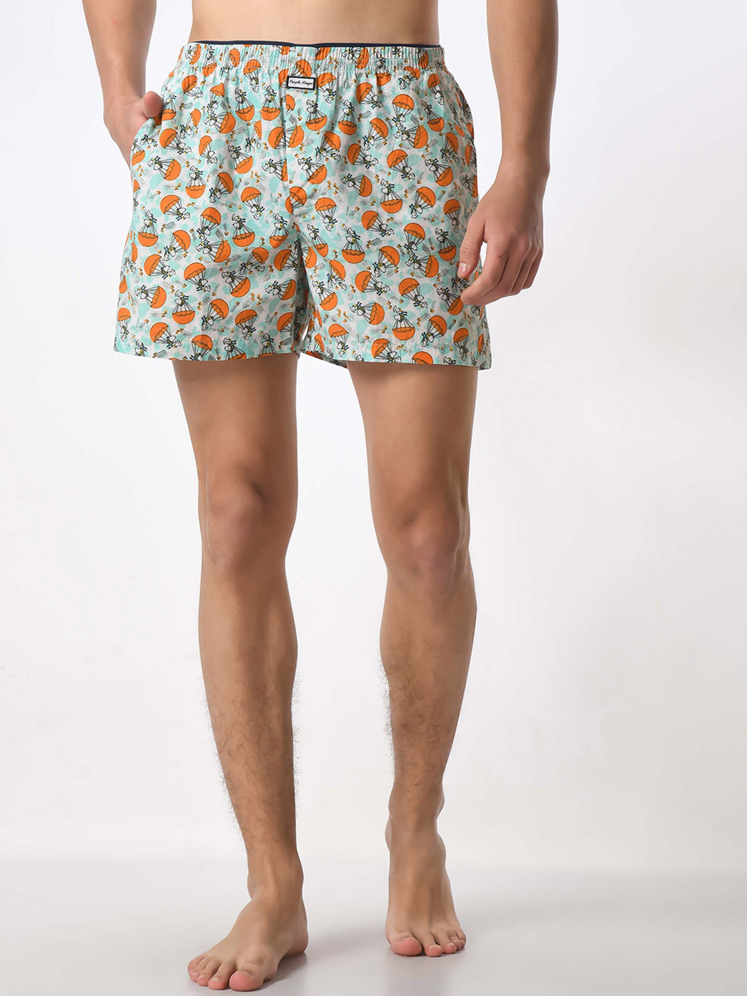 PURPLEMANGO THE FRUIT OF FASHION Snoopy Printed Pure Cotton Boxer