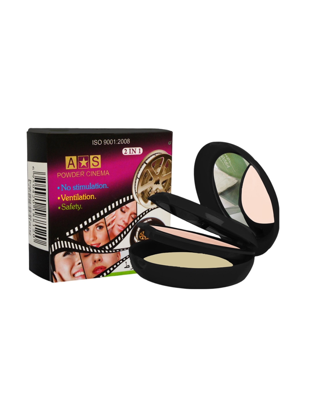 Adbeni 2-In-1 Cinema Compact Powder - 12g - Shade 01