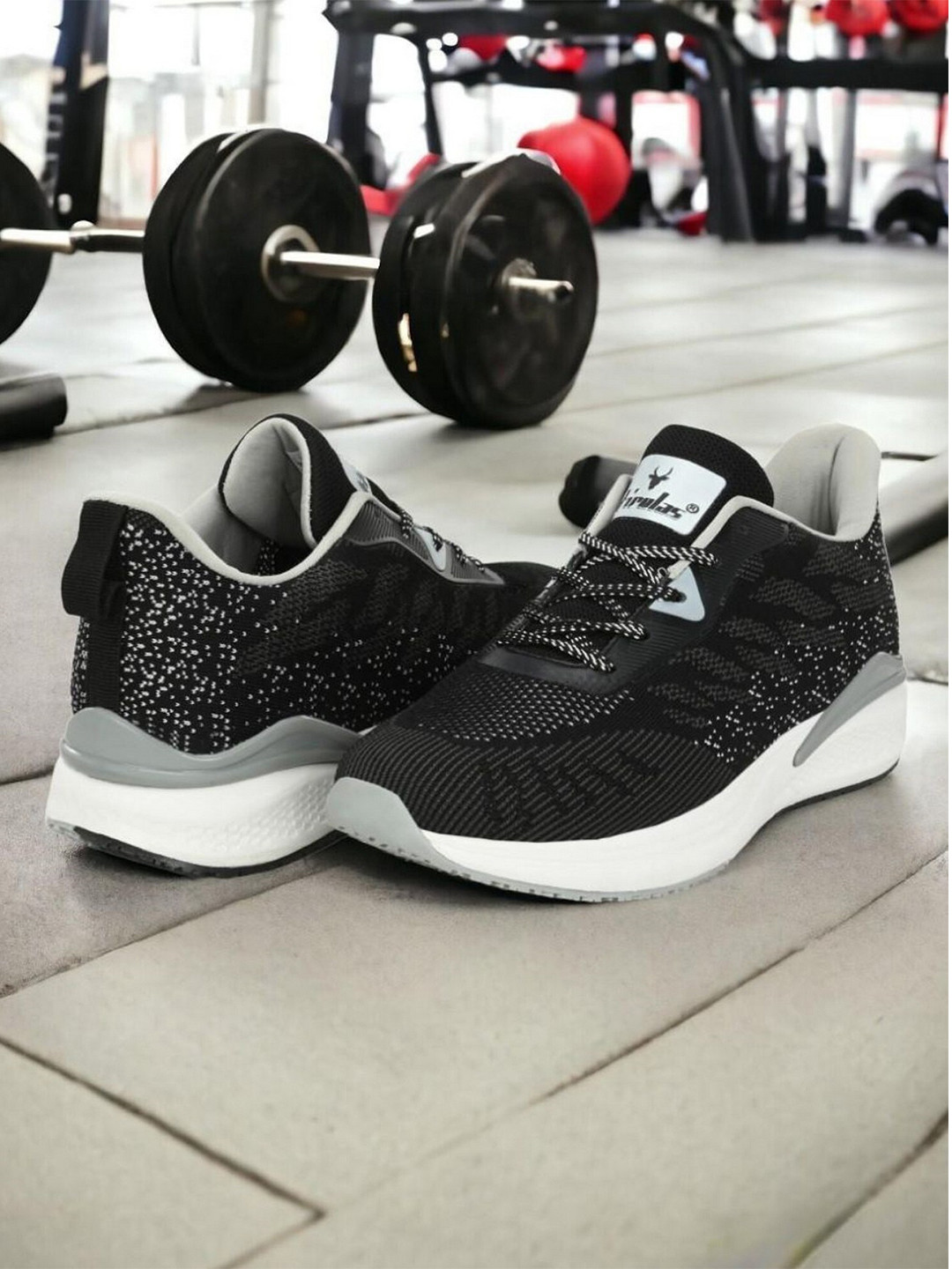 HIROLAS Men FlexKnit Mesh Running Shoes