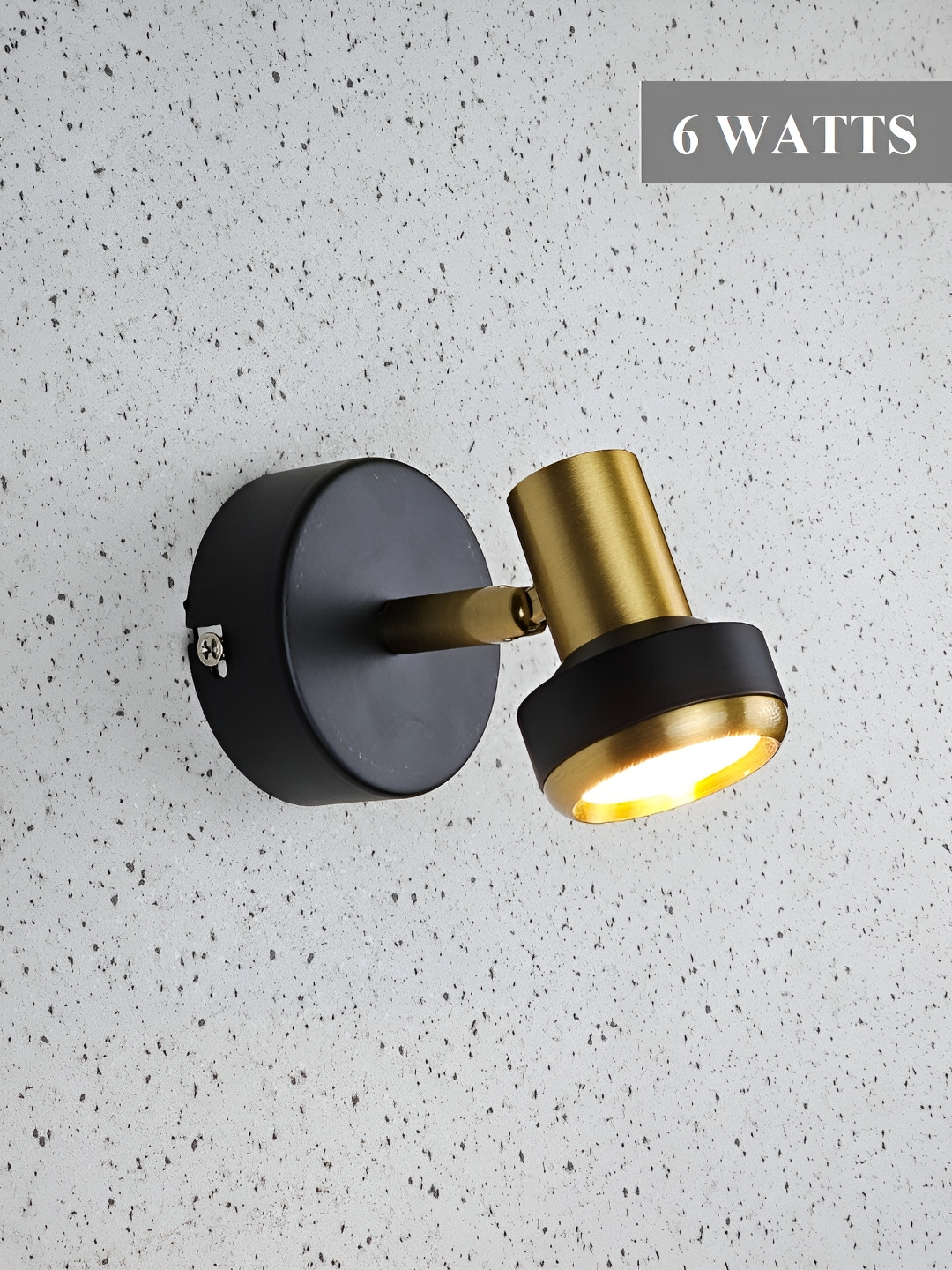 Mufasa Gold Toned Cylinder Aluminium Wall Lamp