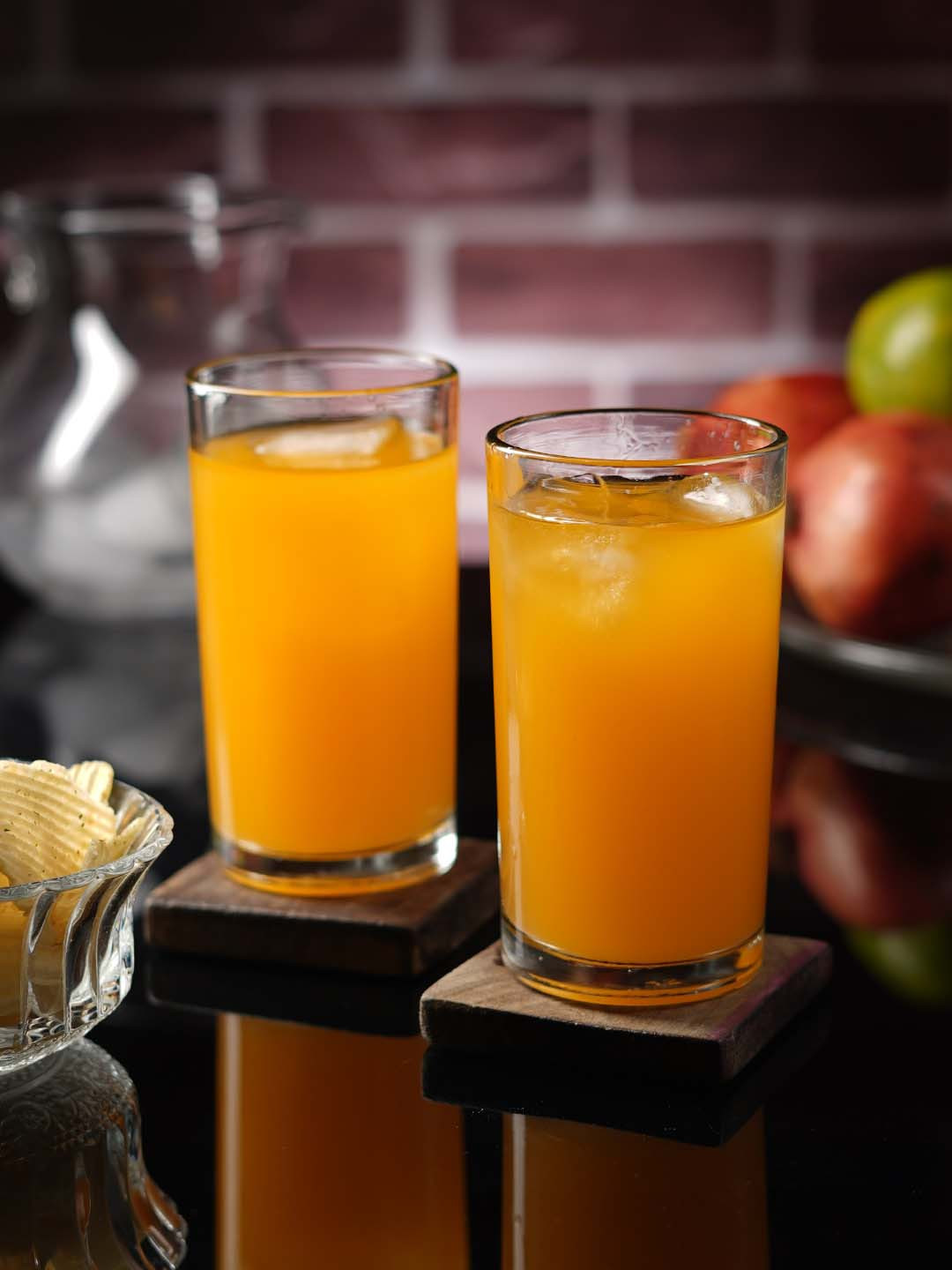 ceradeco Transparent 6 Pieces High Ball Water or Juice Glass 280 ml Each