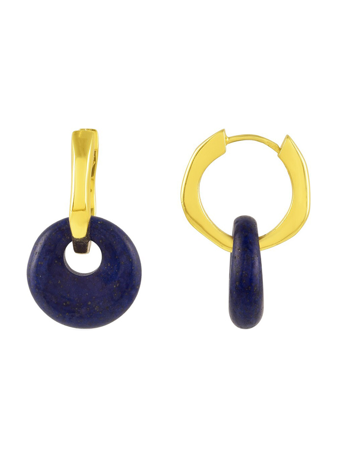 ARVINO Gold-Plated Contemporary Drop Earrings