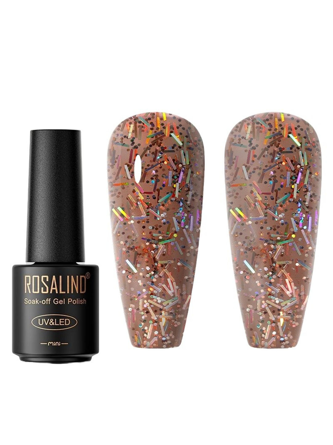 ROSALIND UV & LED Soak Off Long Wearing Mini Gel Nail Polish 7 ml - Shade C208