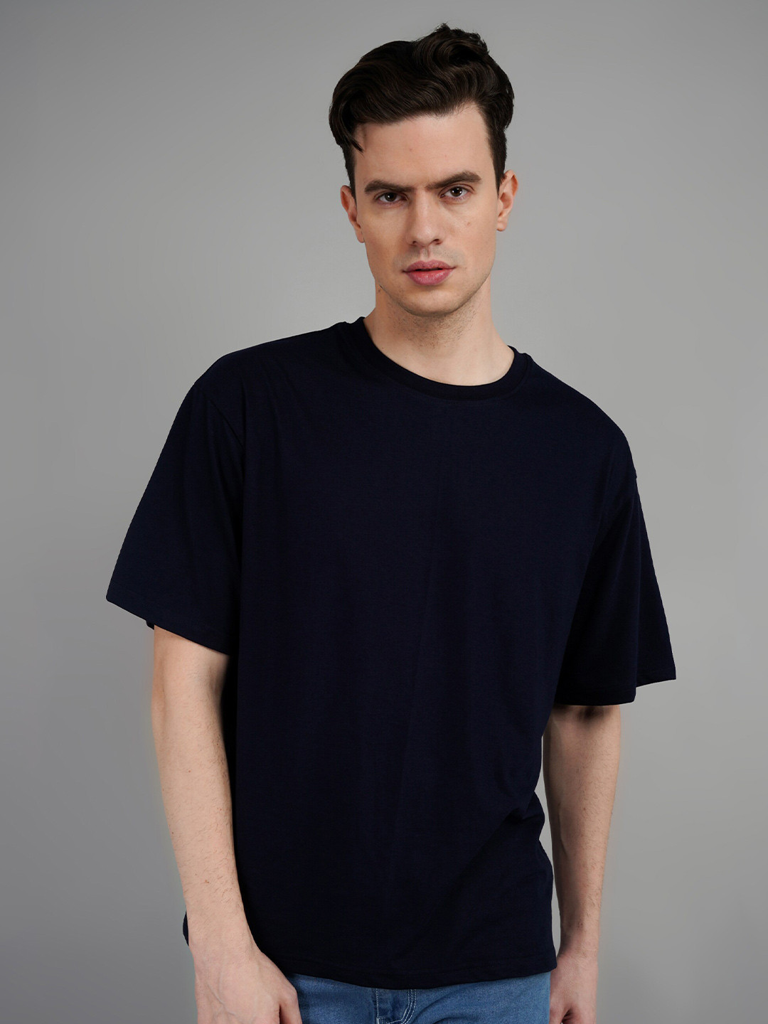 Frieza Drop Shoulder Sleeves Pure Cotton Oversized T-shirt