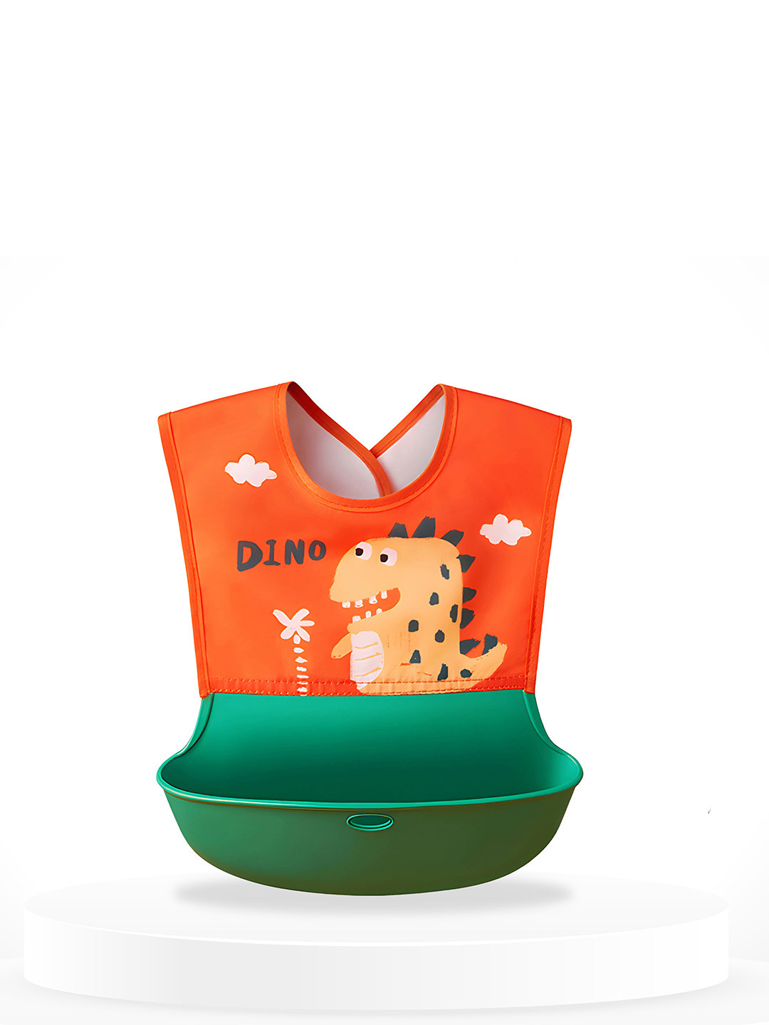 BAESD Infants Printed Feeding Essential Waterproof Silicone Tableware