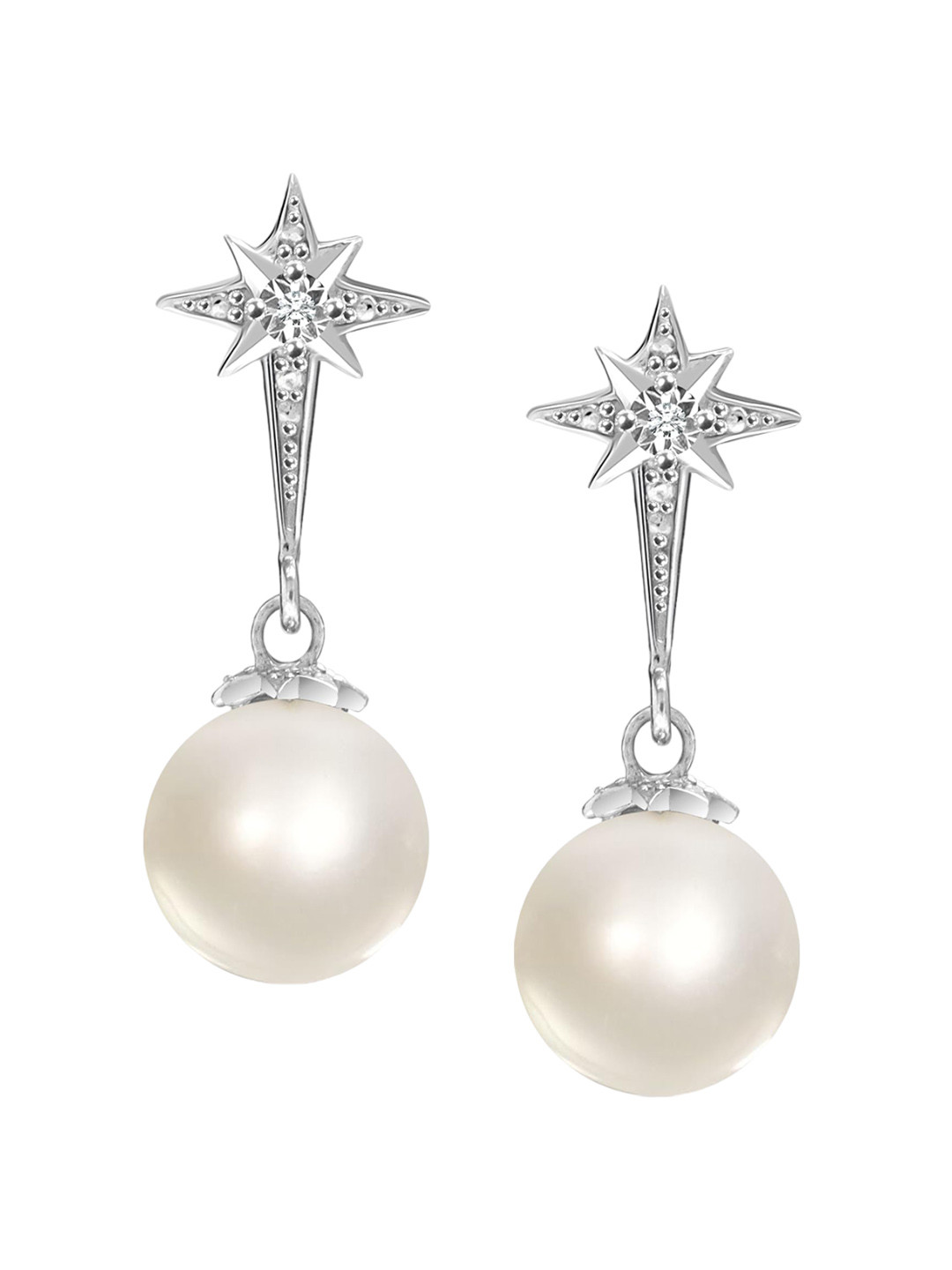 LeCalla 925 Sterling Silver BIS Hallmarked Silver Plated Contemporary Drop Earrings