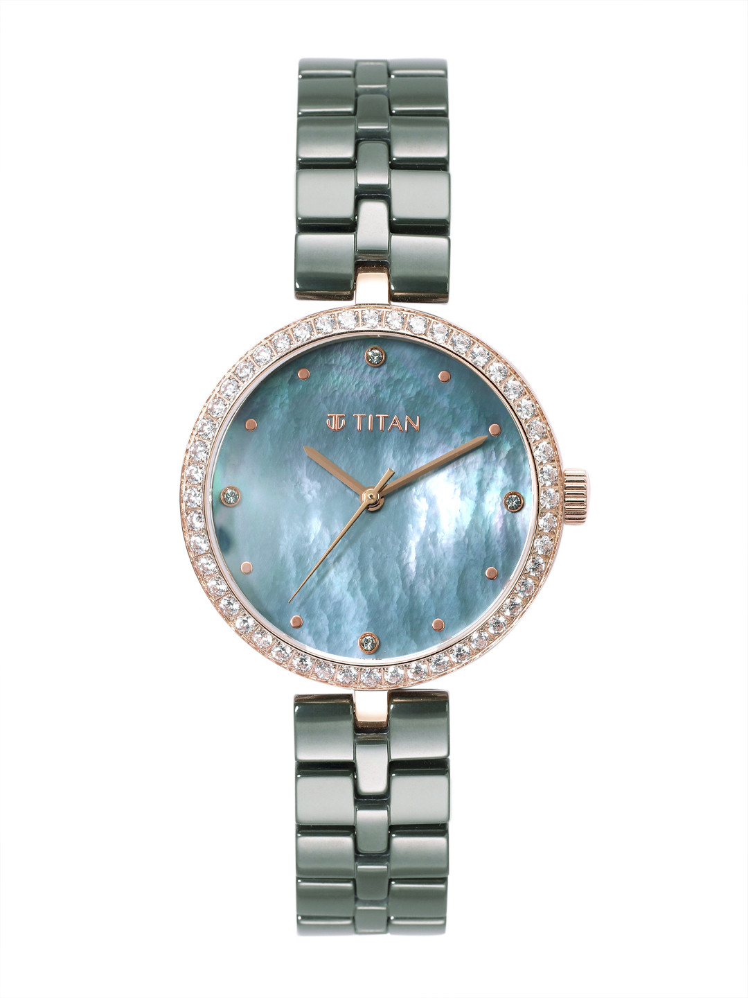 Titan Women Purple Analogue Watch 95215KC04