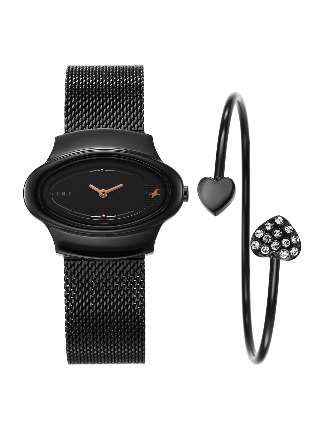 Fastrack Women Dial & Bracelet Style Straps Analogue Watch with Bracelet 6004NM03F