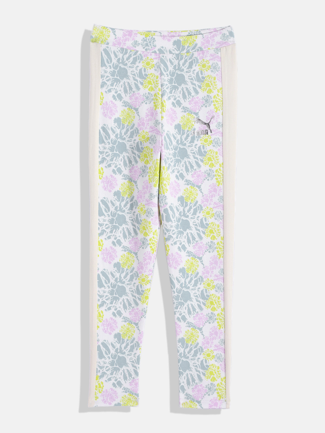 Puma T7 Floral Print Girl's Tights