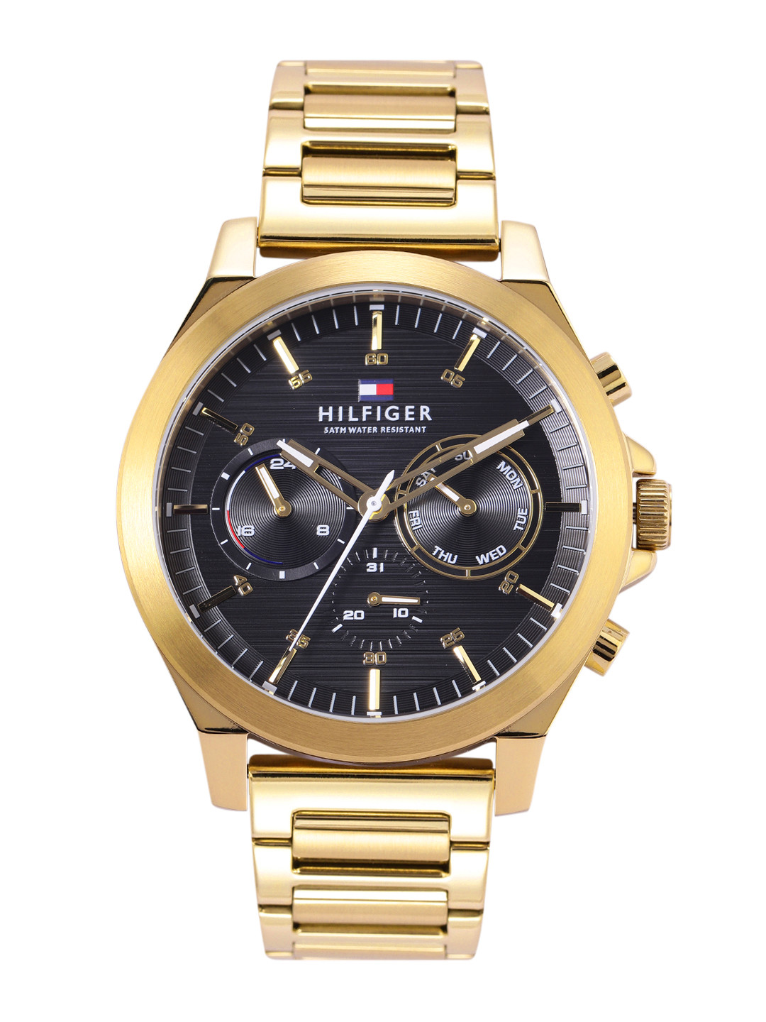 Tommy Hilfiger Men Lance Bracelet Style Analogue Watch TH1710520-Black