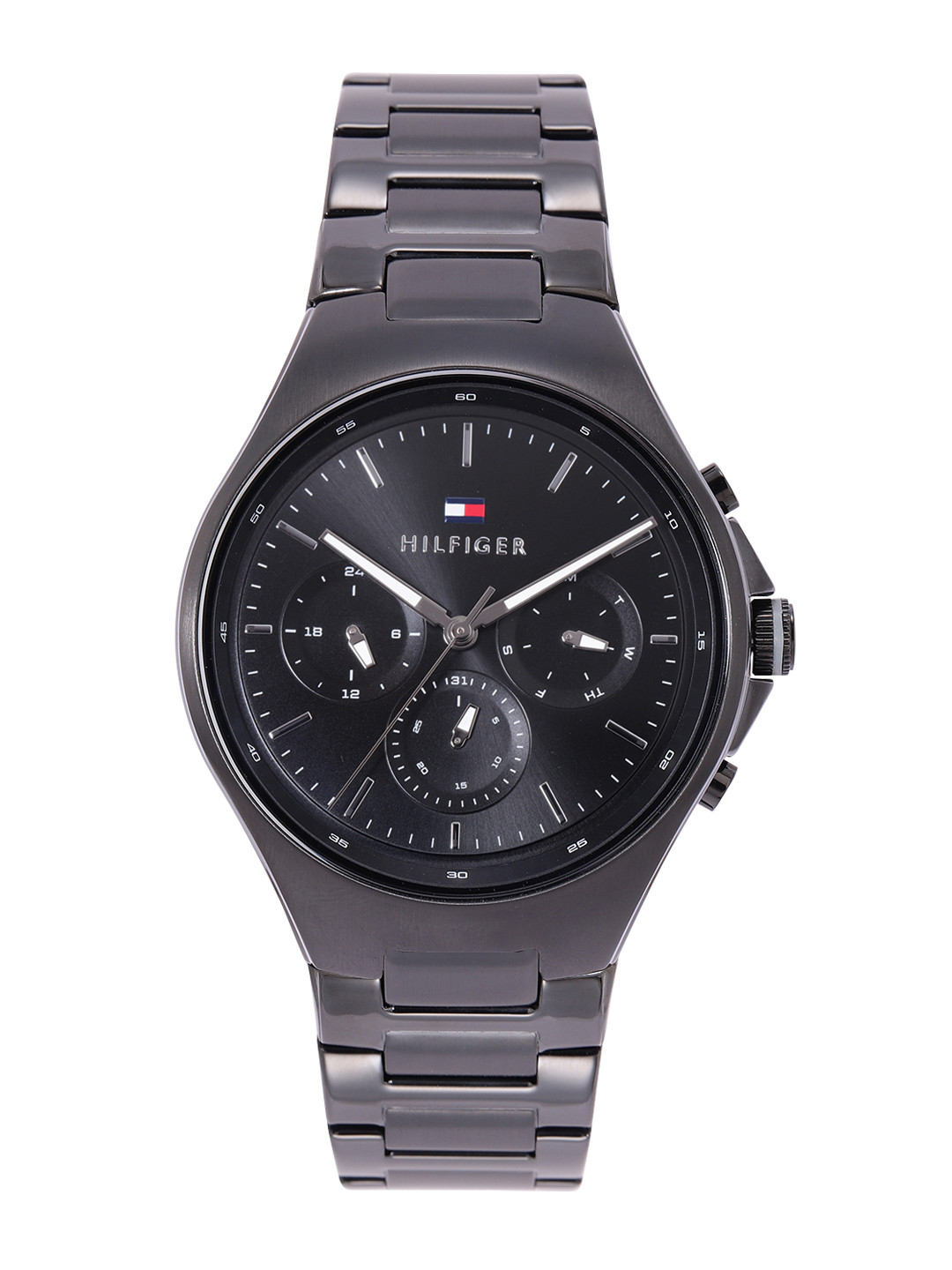 Tommy Hilfiger Men Justin Bracelet Style Analogue Watch TH1792055-Black