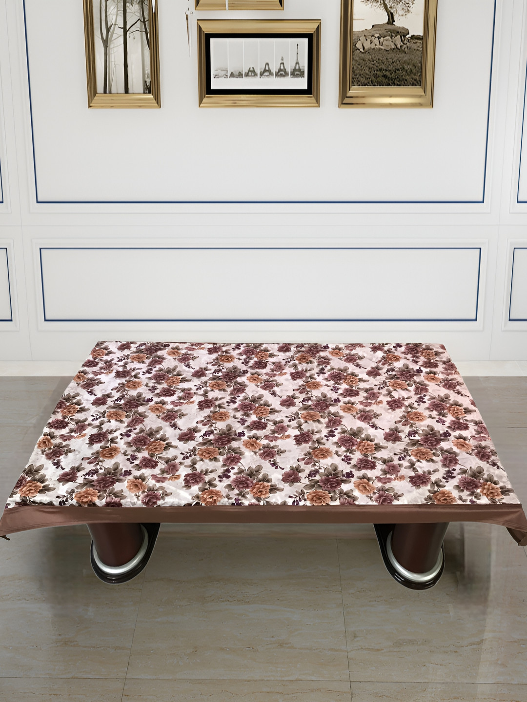 BIGGER FISH Beige 4-Seater Table Cover