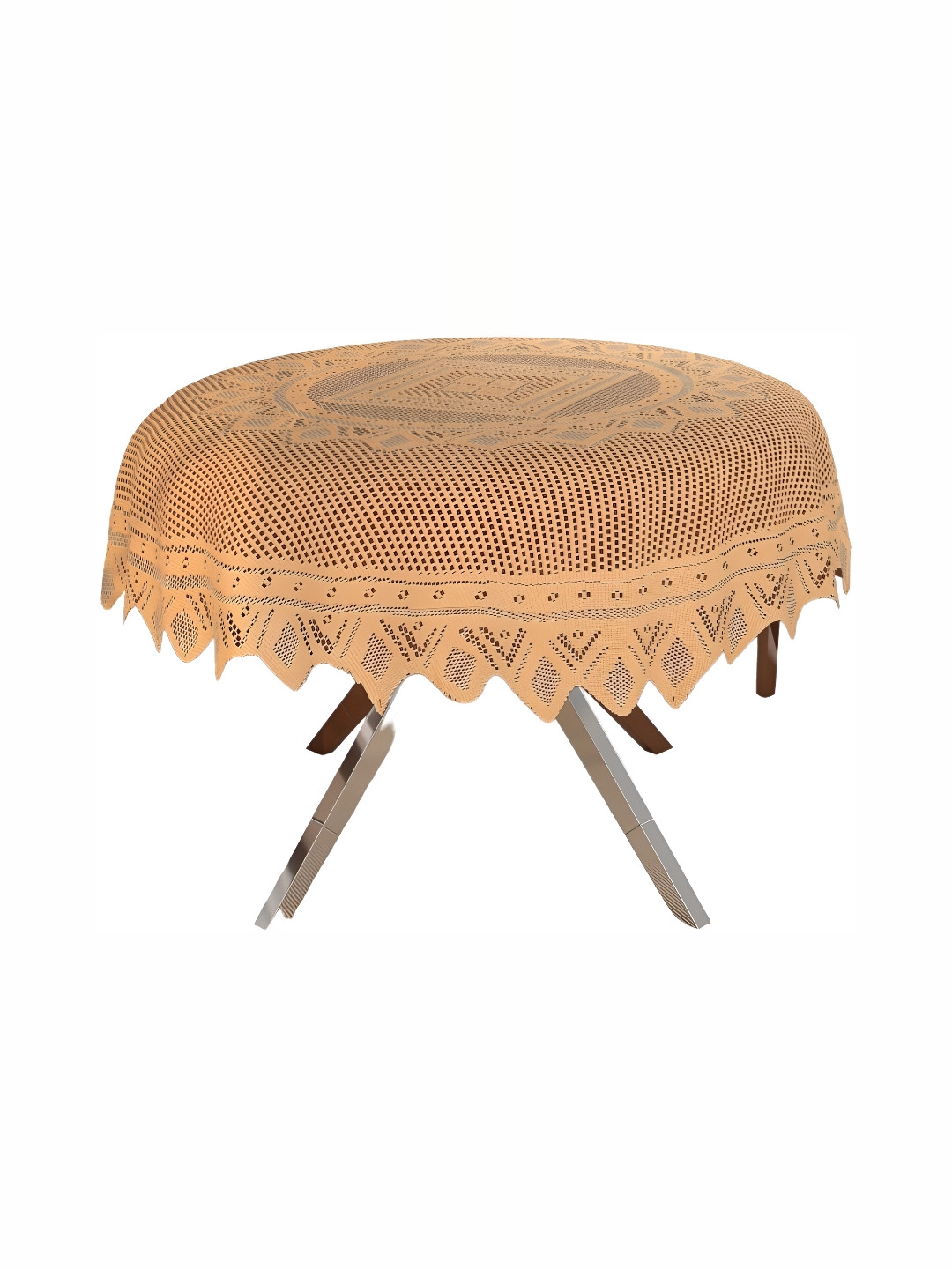 BIGGER FISH Gold-Toned 2-Seater Table Cover