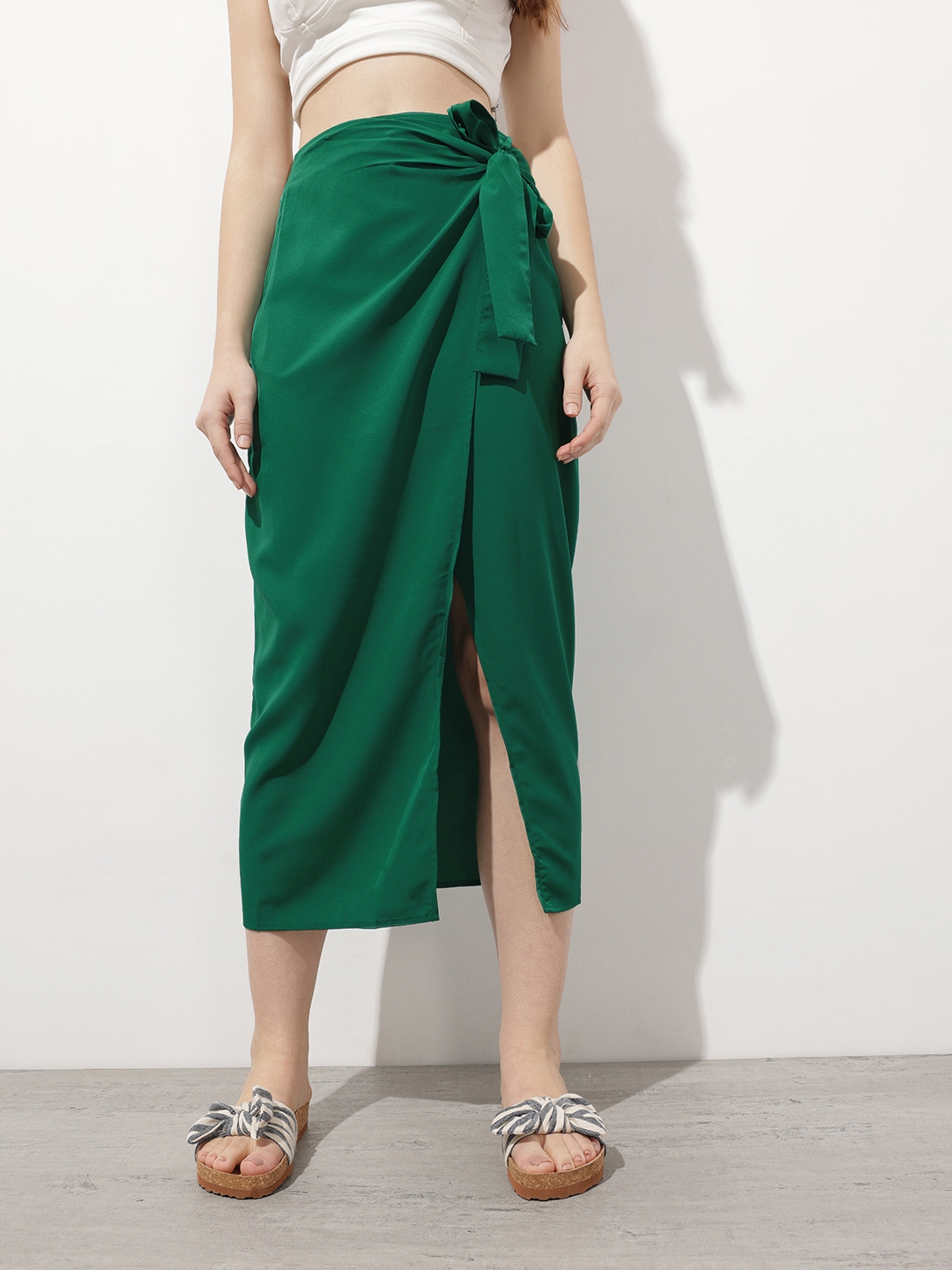 Down wrap skirt hotsell