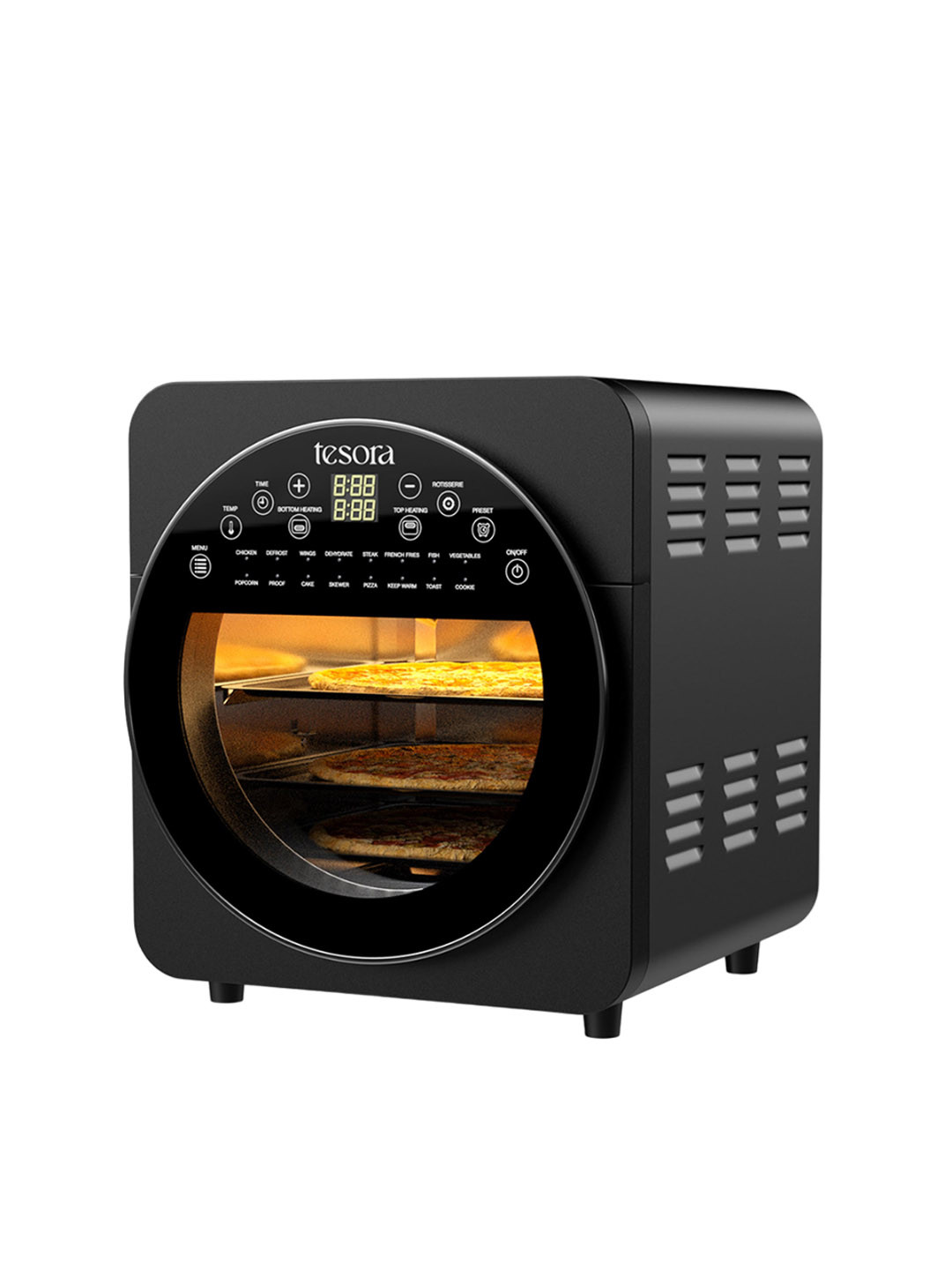 Tesora Black Digital Air Fryer Oven-14.5L-1700w