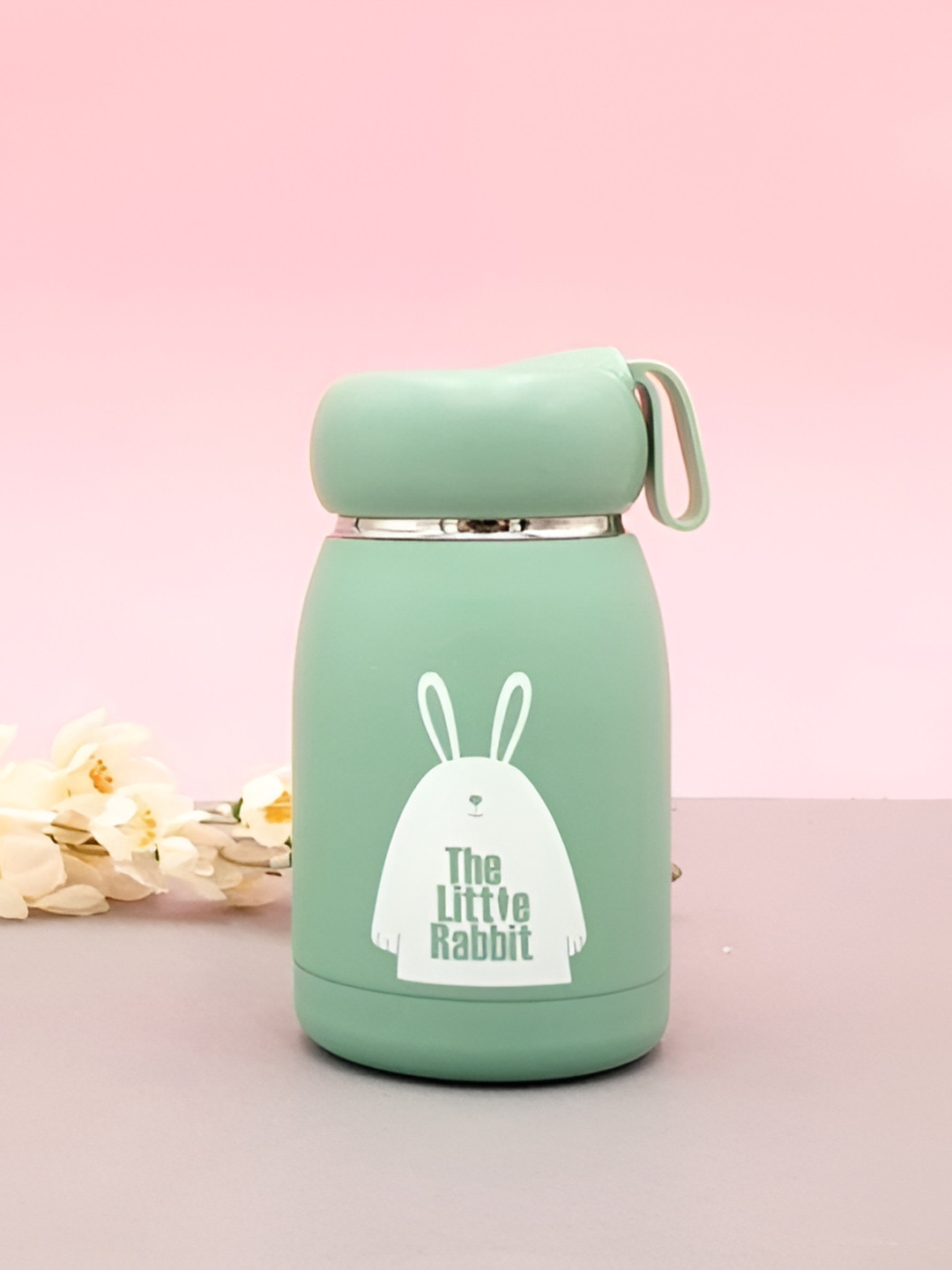 WELOUR Green Glass Water Bottle 330 ml