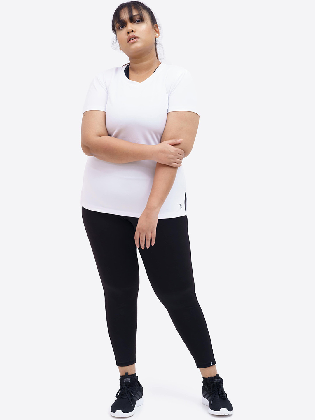 SPIRIT ANIMAL Plus Size Women Flatlock Ankle Length Training Tights