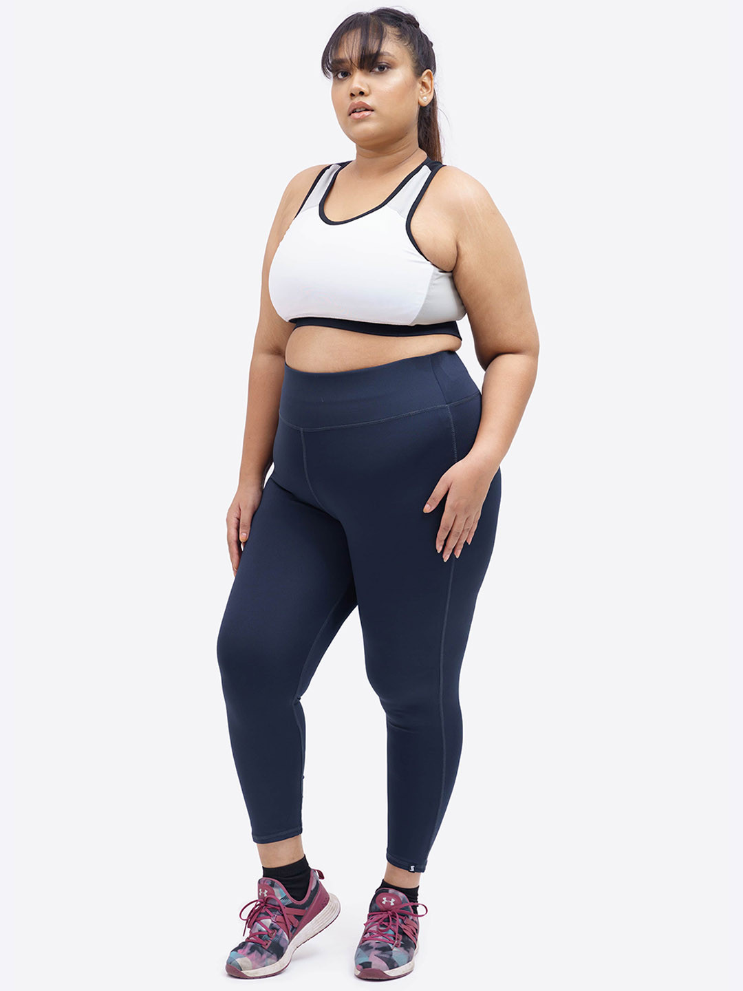 SPIRIT ANIMAL Plus Size Women Moisture Wicking Ankle Length Training Tights