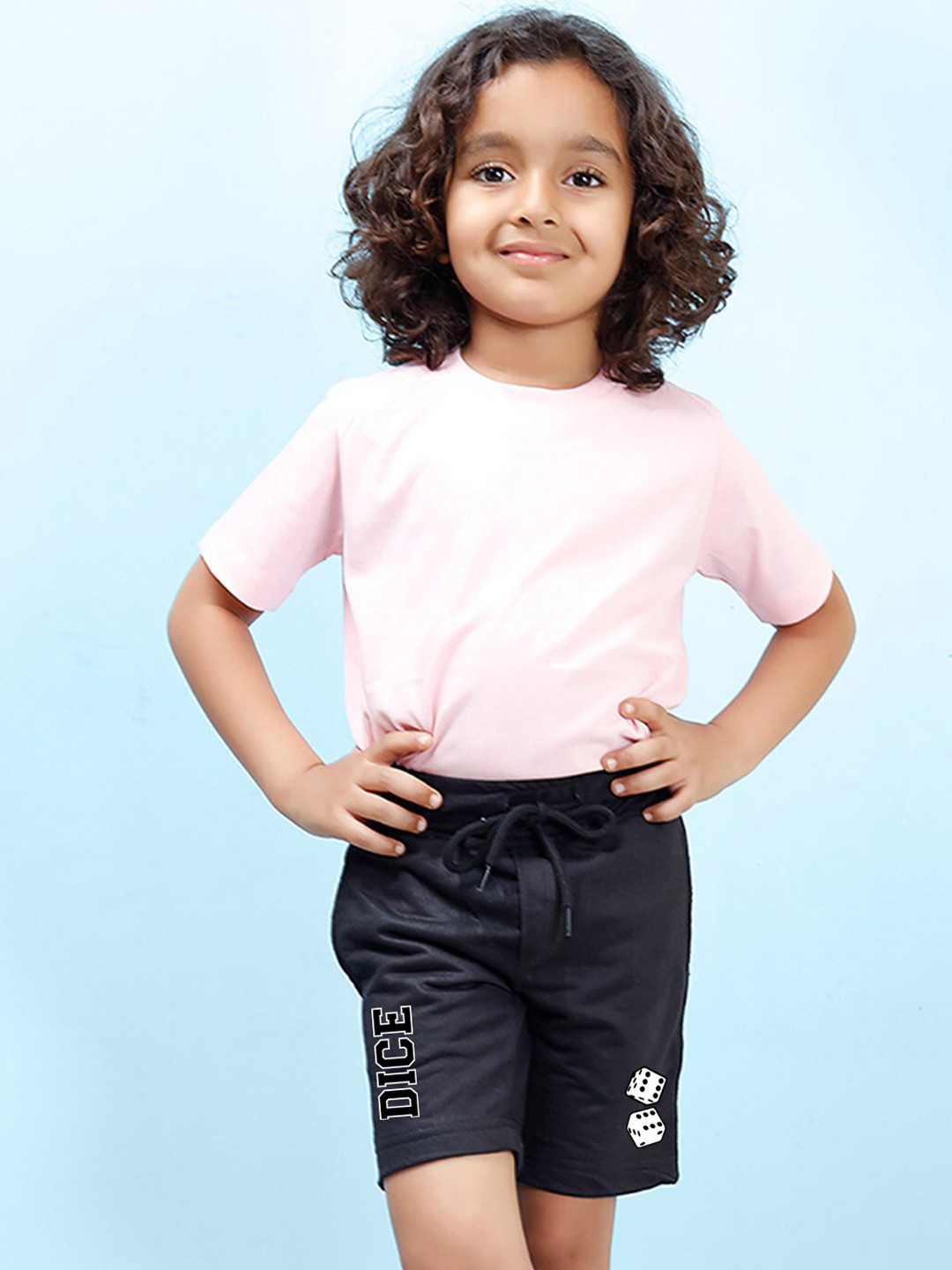 NUSYL Boys Dice Printed Cotton Shorts