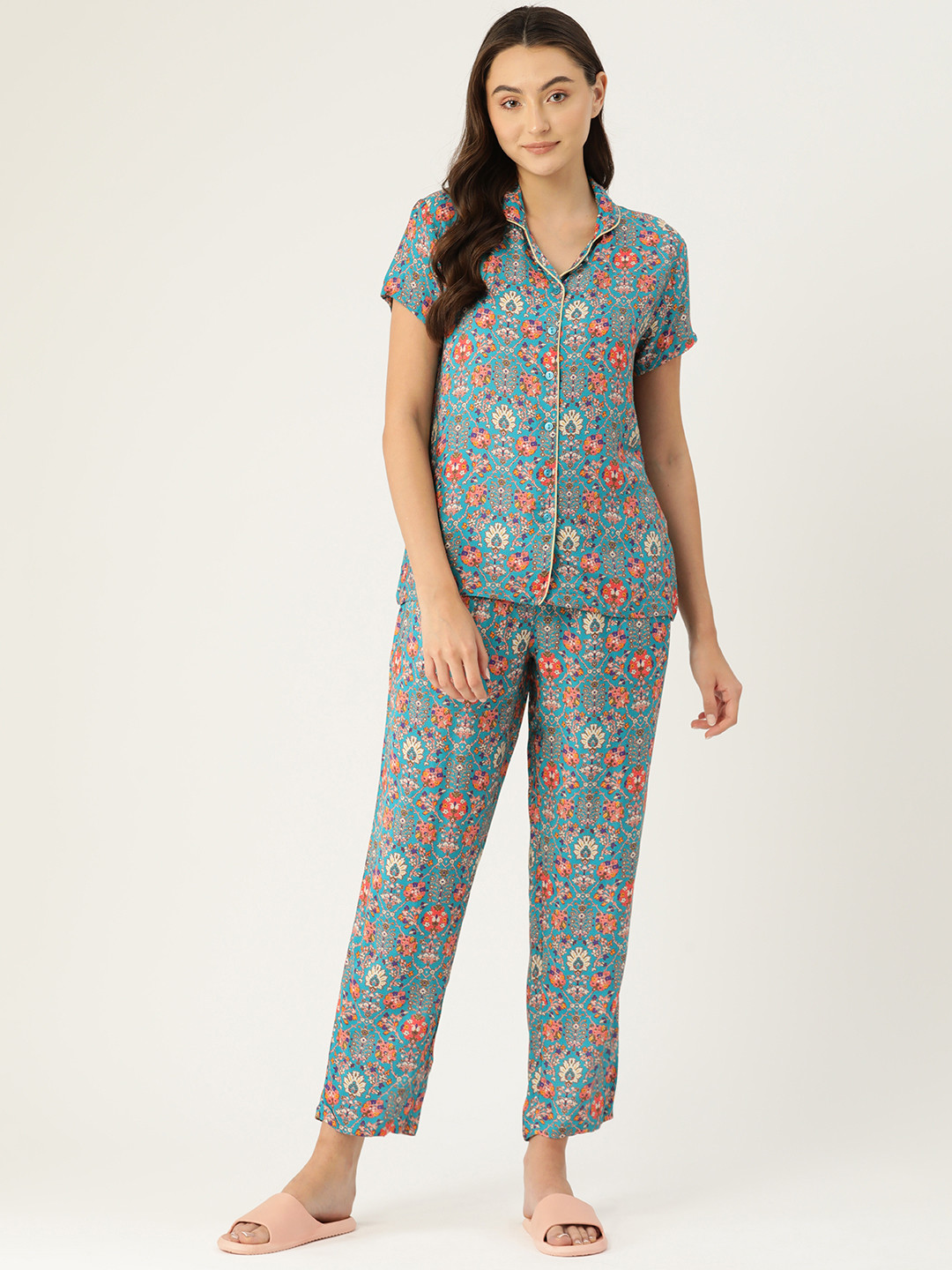 Monte Carlo Women Printed Pyjama Set