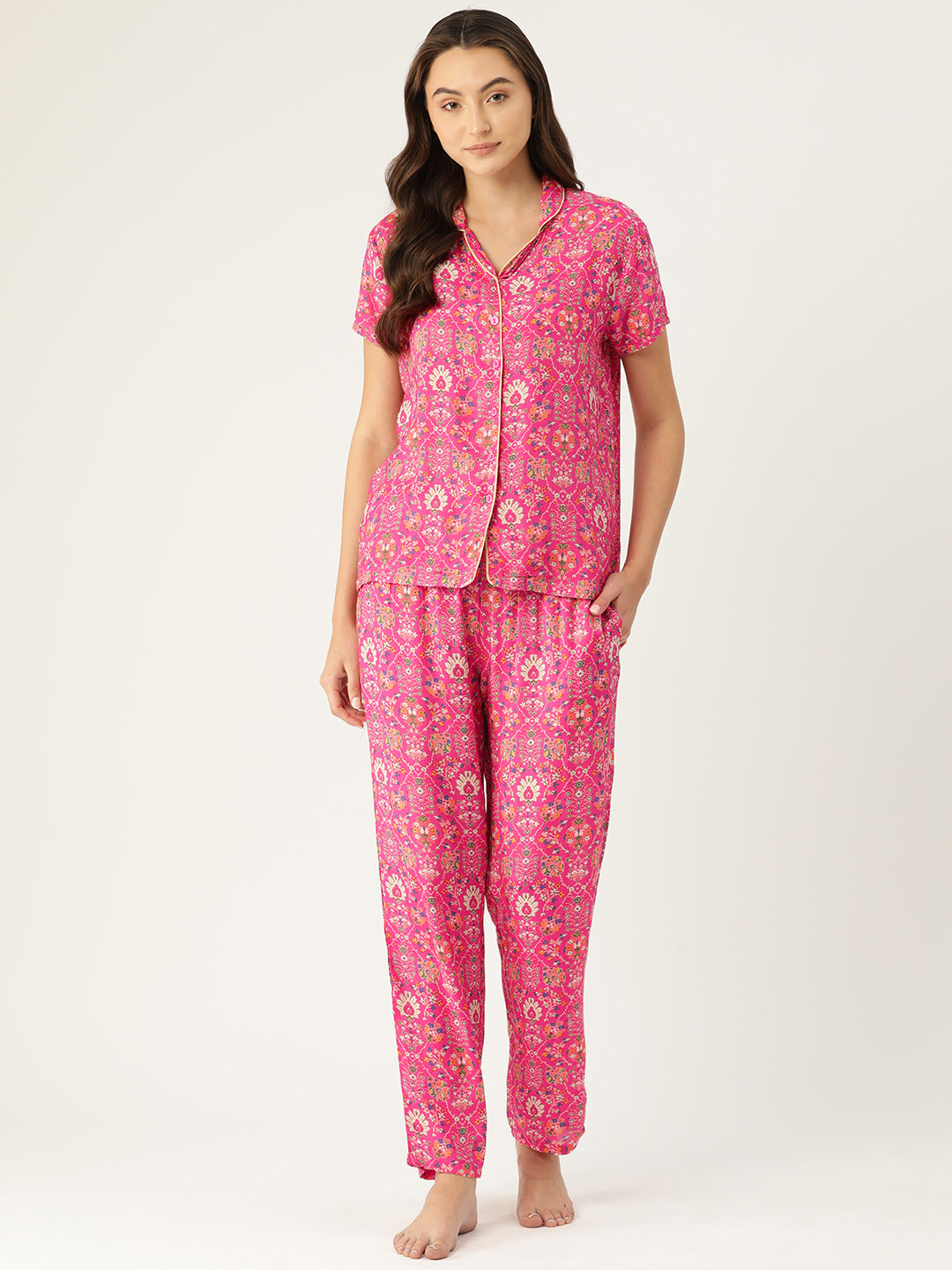 Monte Carlo Women Printed Pyjama Set