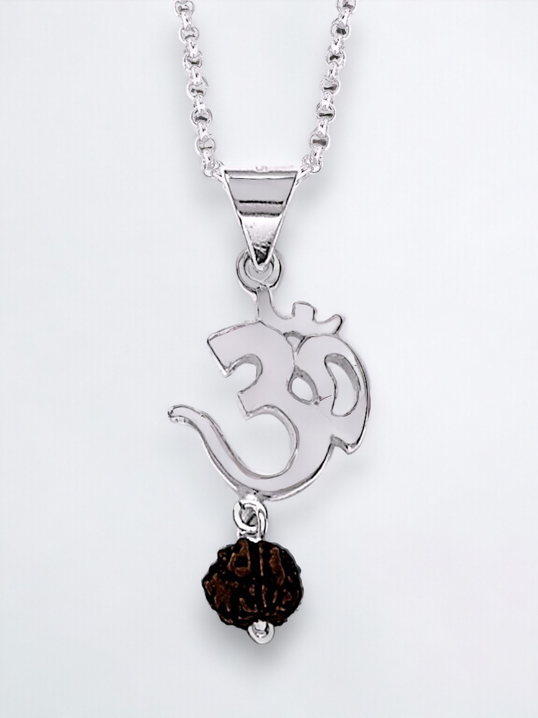 Taraash Men 925 Sterling Silver Geometric Pendant