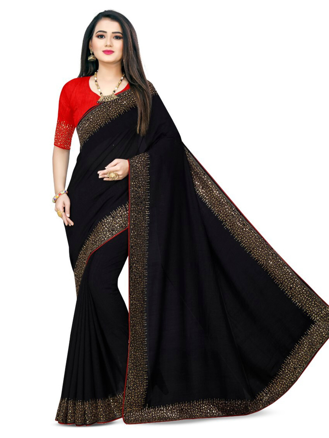SHAKTIJEN ENTERPRISE Embellished Ethnic Saree