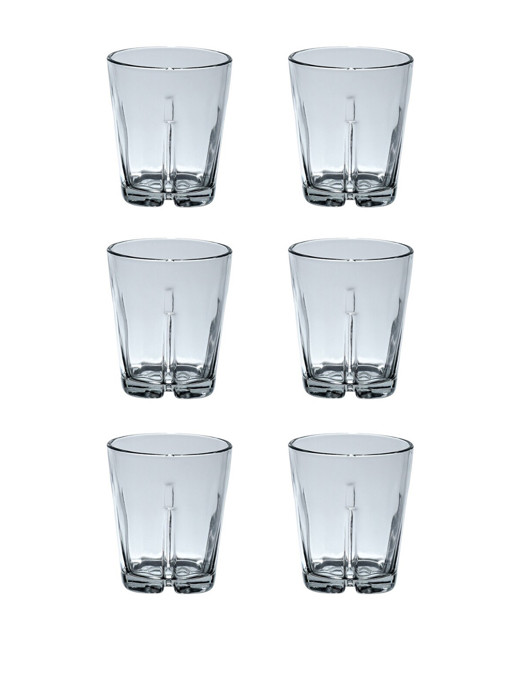 ceradeco Transparent 6 Pieces Doctor Cut Whisky Glasses  300 ml