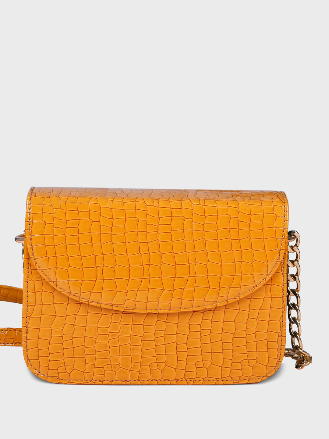 The Wallet Store Textured Leather Structured Sling Bag