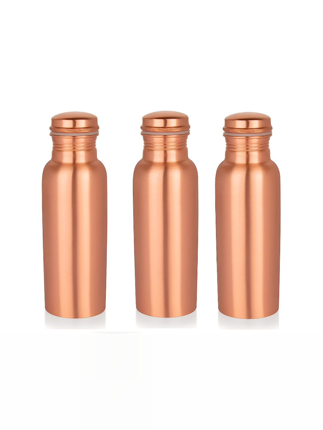 IMAGO Solid Copper Spill Proof 3 Piece Water Bottle - 750ml