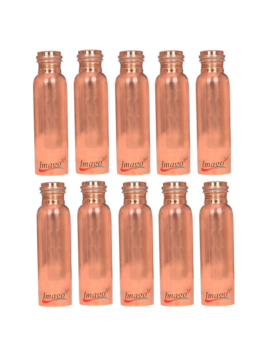 IMAGO Copper Spill Proof 10 Piece Water Bottle - 1L
