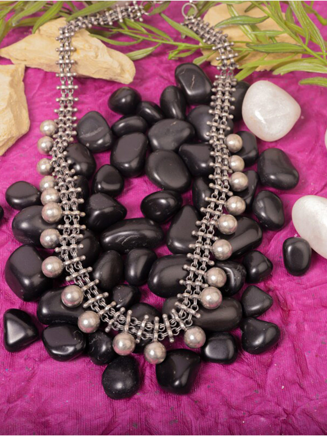 925 SILLER 925 Pure Silver Antique Elegant Necklace