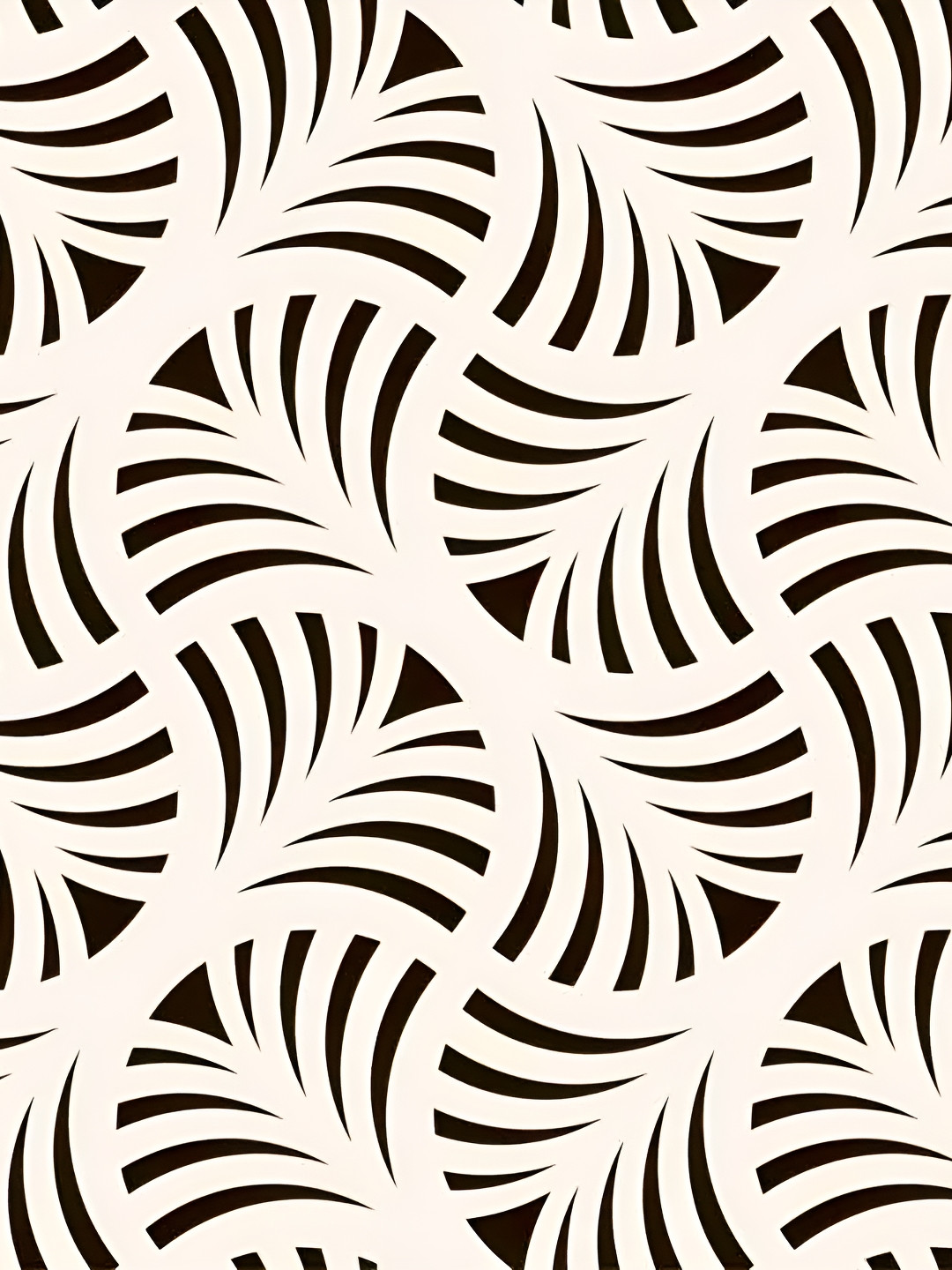 Wallpics White & Black Abstract Printed Wallpaper Sticker