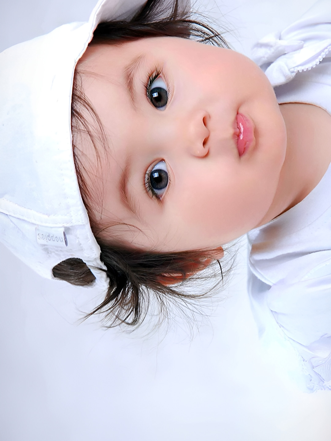 Wallpics White & Pink Printed Self Adhesive Wall Sticker