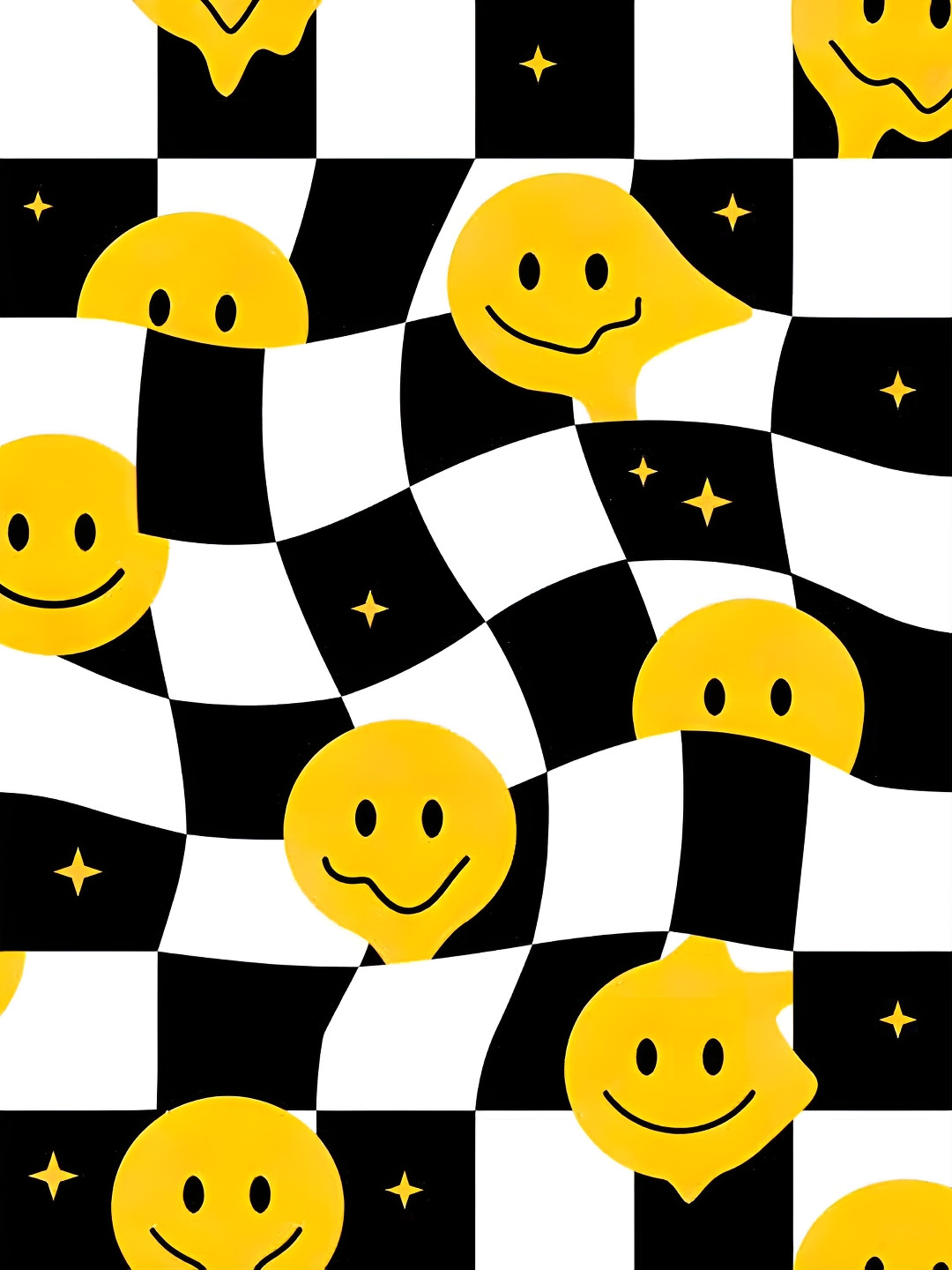 Wallpics Black & Yellow Abstract Printed  Self Adhesive Wallpaper